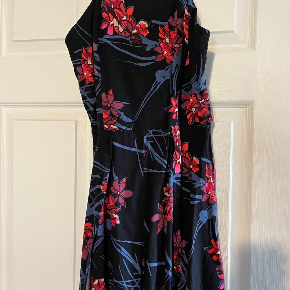 Floral Black Romper